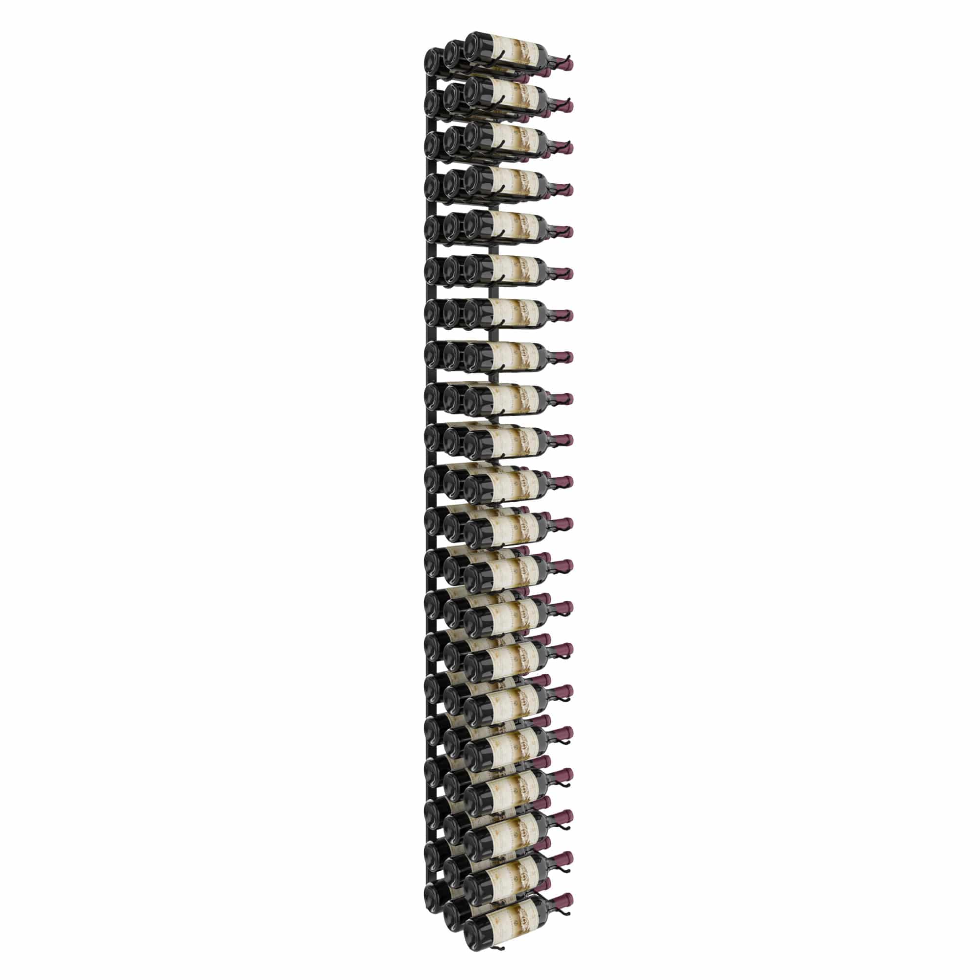 7 Foot Tall Wine Rack Kit - Holds 21 to 63 Bottles | Sturdy Metal Storage for Wine Cellars, Restaurants & Home Bars | Space-Saving Vertical Design for Compact Areas