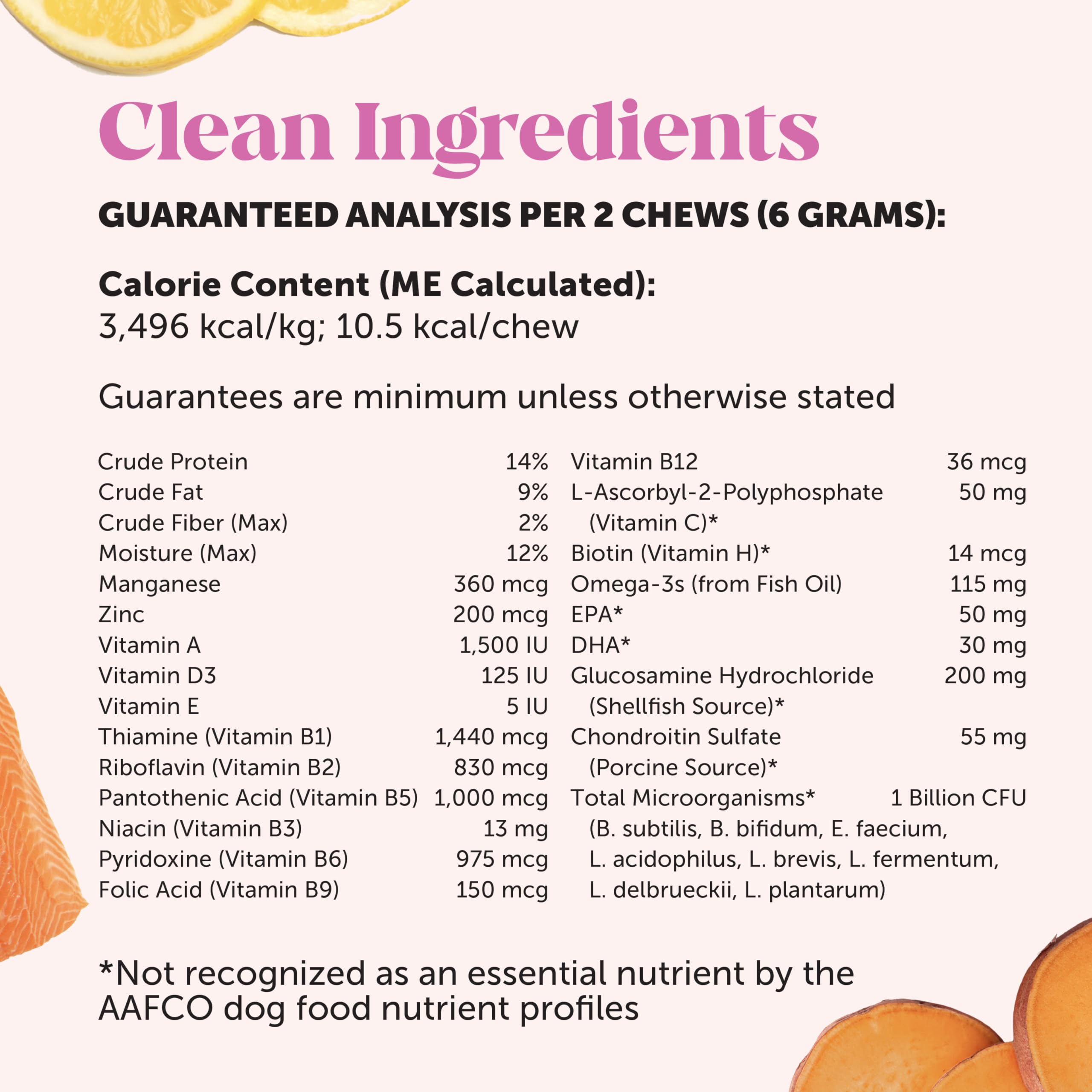 Pet Honesty Multivitamin Dog Supplement with Glucosamine, Chondroitin, Probiotics & Omega Fish Oil - Supports Skin, Coat & Allergy Relief - Peanut Butter Flavor (90 Count) - Ideal for Daily Health & Joint Care for Dogs