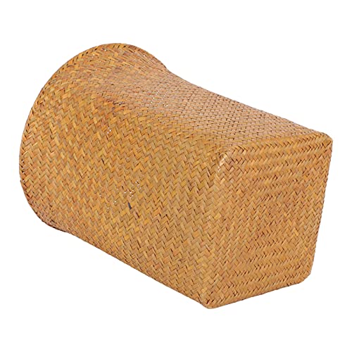 Yardwe Natural Seagrass Woven Waste Basket - Round Wicker Trash Can for Bathroom, Kitchen & Home | Eco-Friendly Garbage Bin for Organic Waste, Paper Recycling & Daily Use