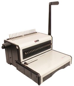 Alphabind Comb Binding Machine - Heavy Duty 21-Hole Punch for Office, School & Home Use | Perfect for Reports, Presentations & Booklets