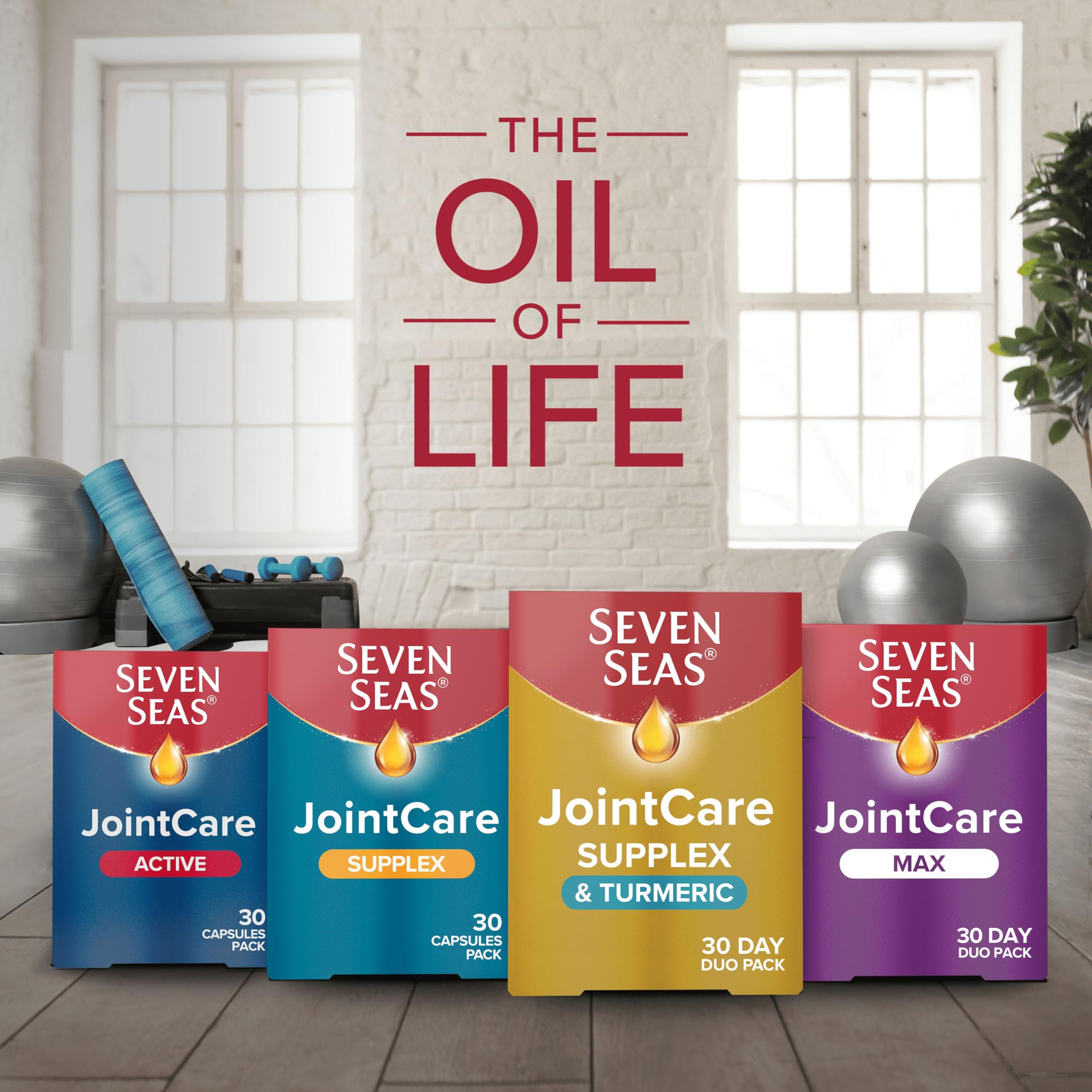 Seven Seas Joint Care Supplex & Turmeric 60 Tablets - Support Joint Health & Mobility