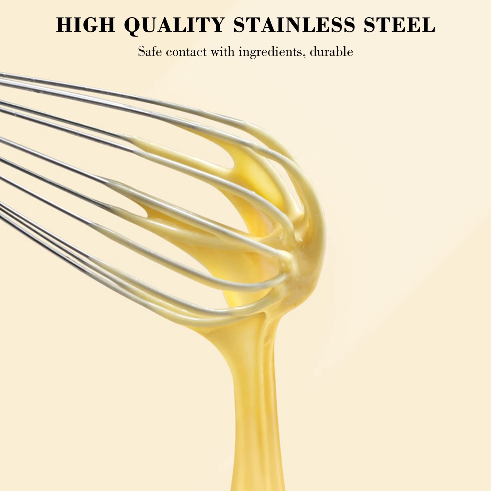 NileHome Stainless Steel Whisk Set - 8