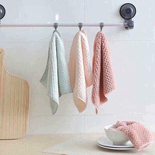 STORE77 CONNECTWIDE 3-Pack Microfiber Face Towels with Floral Design - Ultra Soft, Quick Dry, Multipurpose Cleaning Towels for Exfoliating | Highly Absorbent for Hands, Gym, Spa | Perfect for Travel, Yoga & Skincare Routine