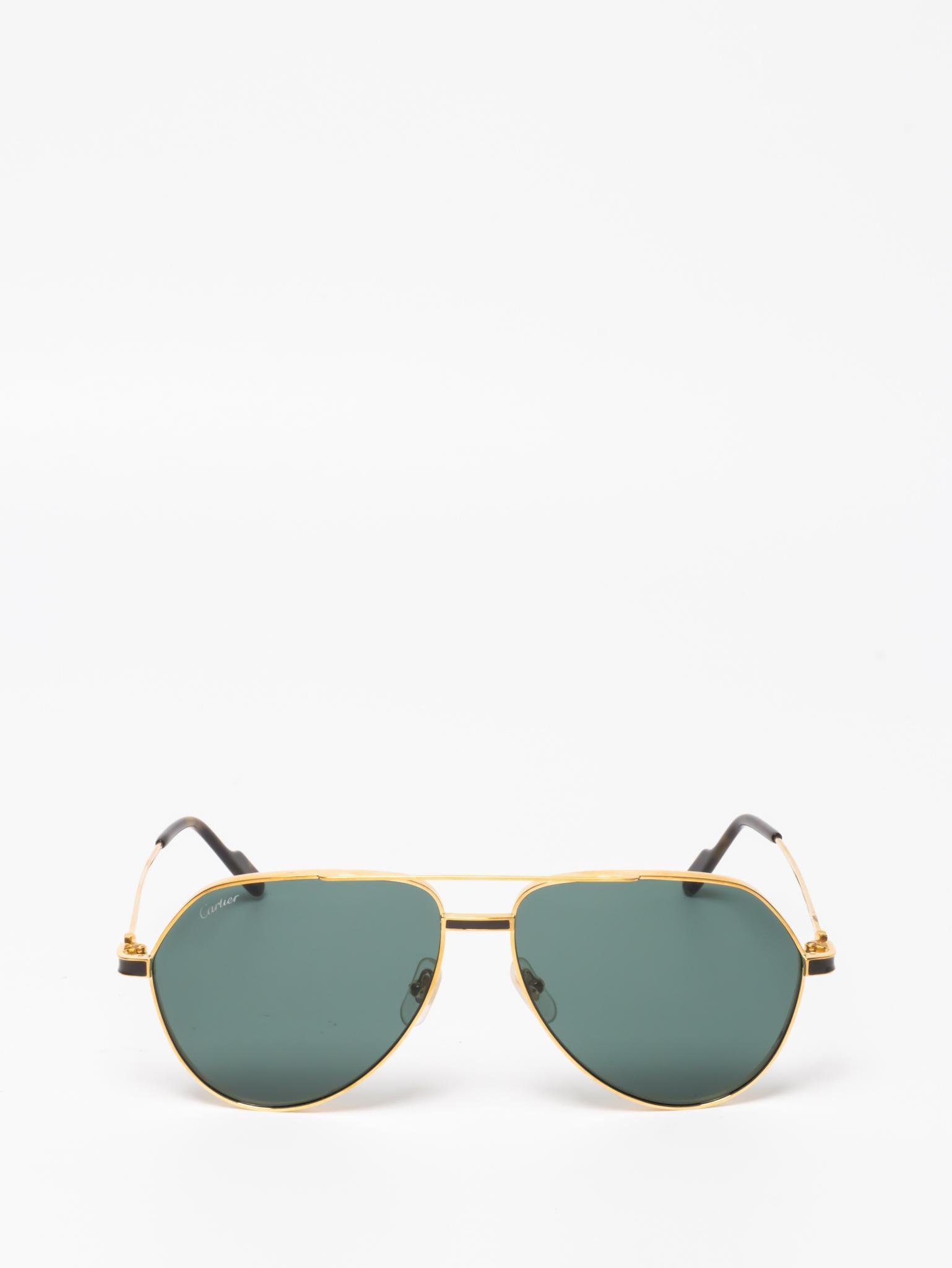 Cartier Première de Cartier CT0334S 002 Luxury Sunglasses for Women - UV Protection, Fashionable Designer Shades for Outdoor, Beach & Driving