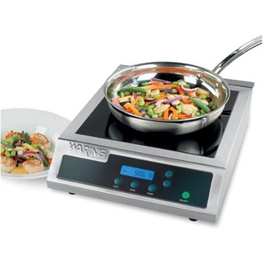 Waring Countertop Induction Range 120V 1800W - Portable Electric Stove for Home, Office & Dorm Cooking | Fast Heating & Energy Efficient