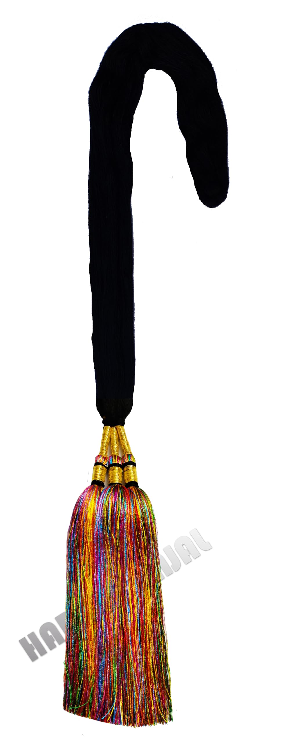 Multicolor Punjabi Paranda Parandi Choti Braid Hair Accessories for Women & Girls - Traditional Indian Hair Tassels for Weddings, Parties & Festivals