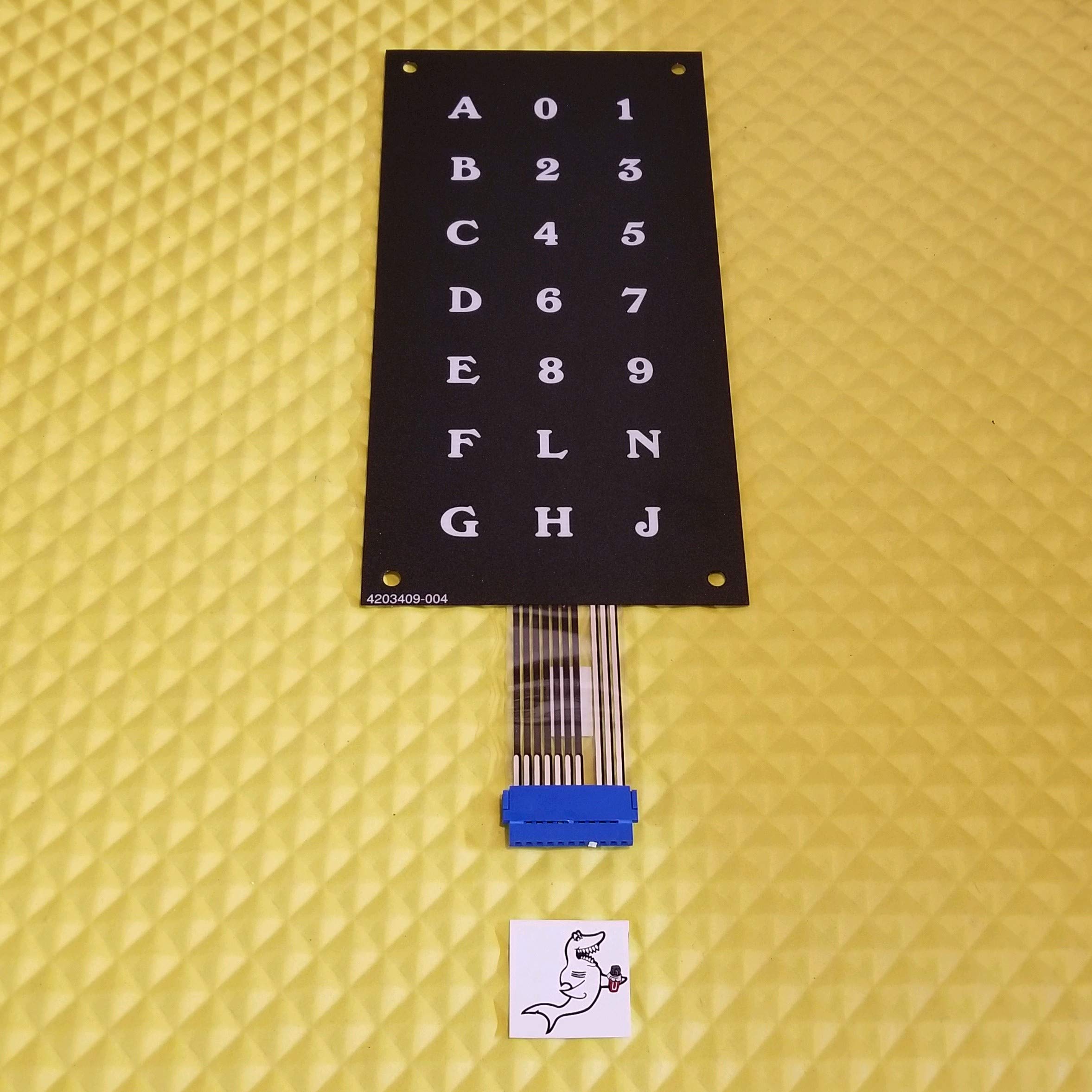FSI USI WITTERN 3170 Snack Vending Machine Keypad Replacement - Bottom Connect Model 4203409.004 | Compatible with Vending Machines for Office, School & Public Spaces