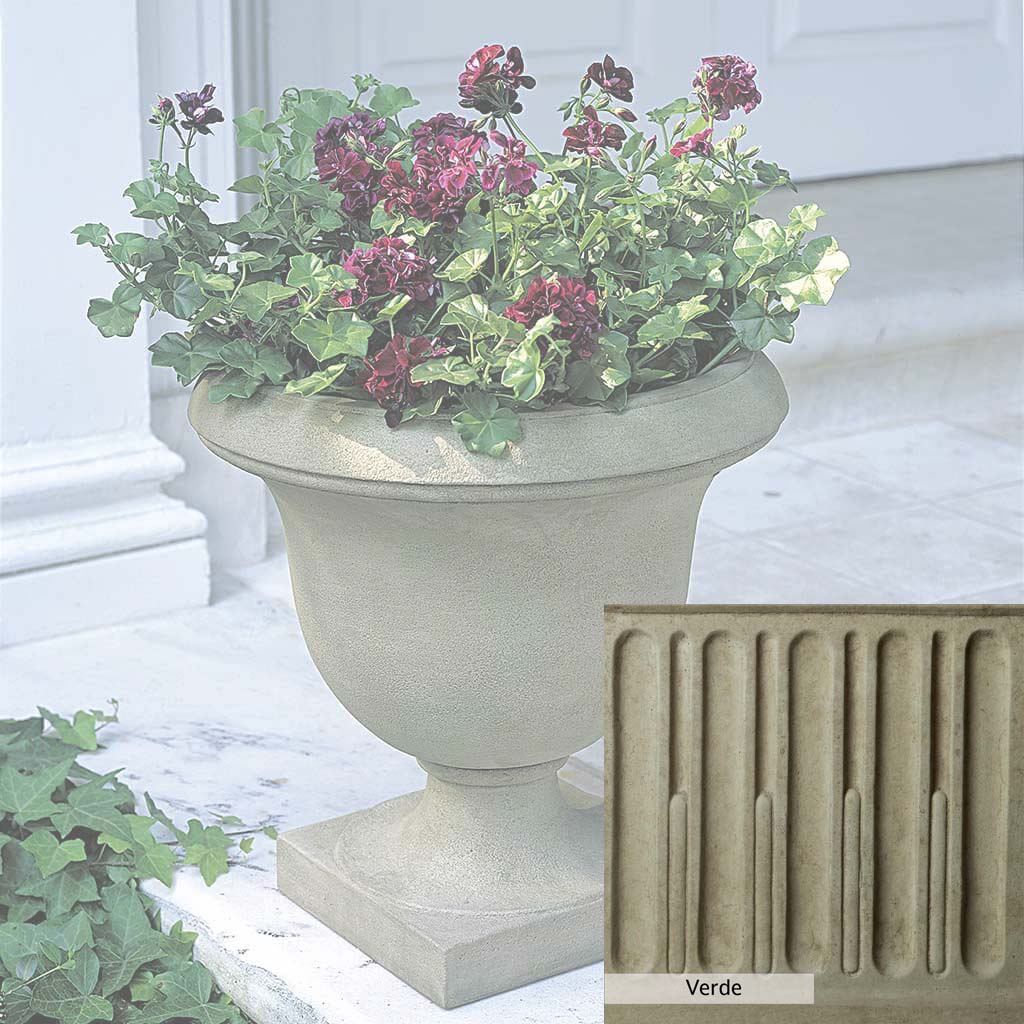 Campania International Litchfield Urn - Elegant Outdoor Garden Planter for Flowers & Plants - Perfect for Patio, Porch, and Landscape Decor