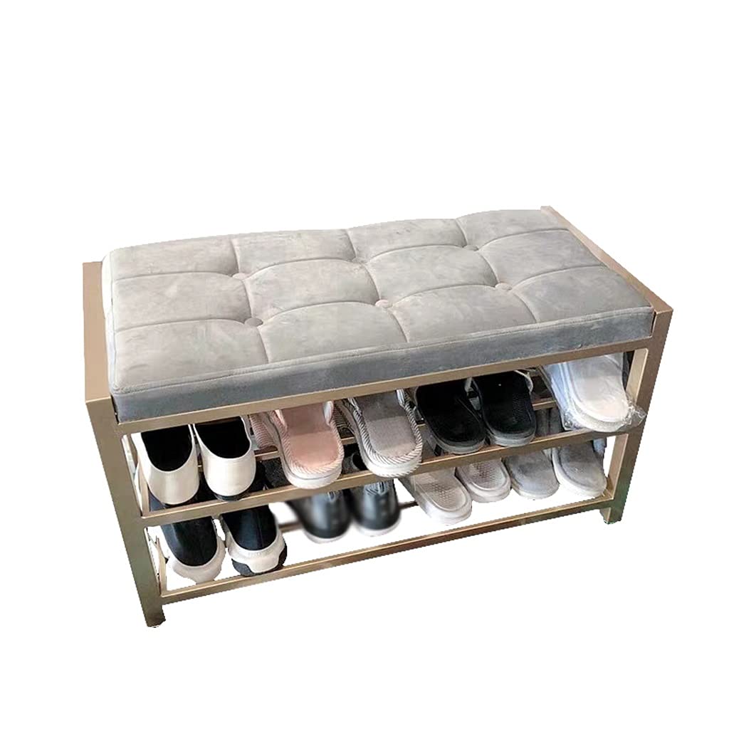 Jinyi2016SHOP Multifunctional Shoe Rack Organizer - Entryway Bench, Sofa Seat & Shoe Changing Stool for Bedroom, Living Room, Corridor | Space-Saving Shoe Storage Shelf for Home, Mall & Clothing Fitting Room