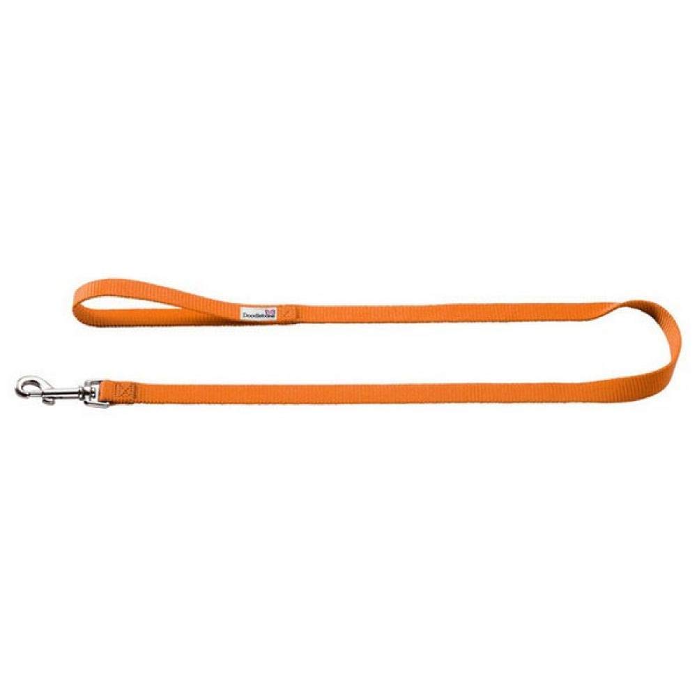 Durable and Easy-Clean Bold Dog Lead for Large Dogs - Orange Reflective Pet Leash for Walking, Running, and Outdoor Adventures