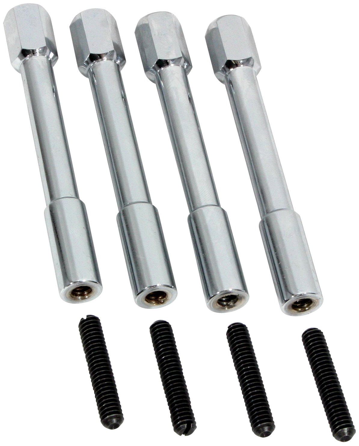 Moroso 68550 Valve Cover Nuts - Hex Head Chrome Plated (Set of 4) - Perfect for Engine Repair & Automotive Maintenance