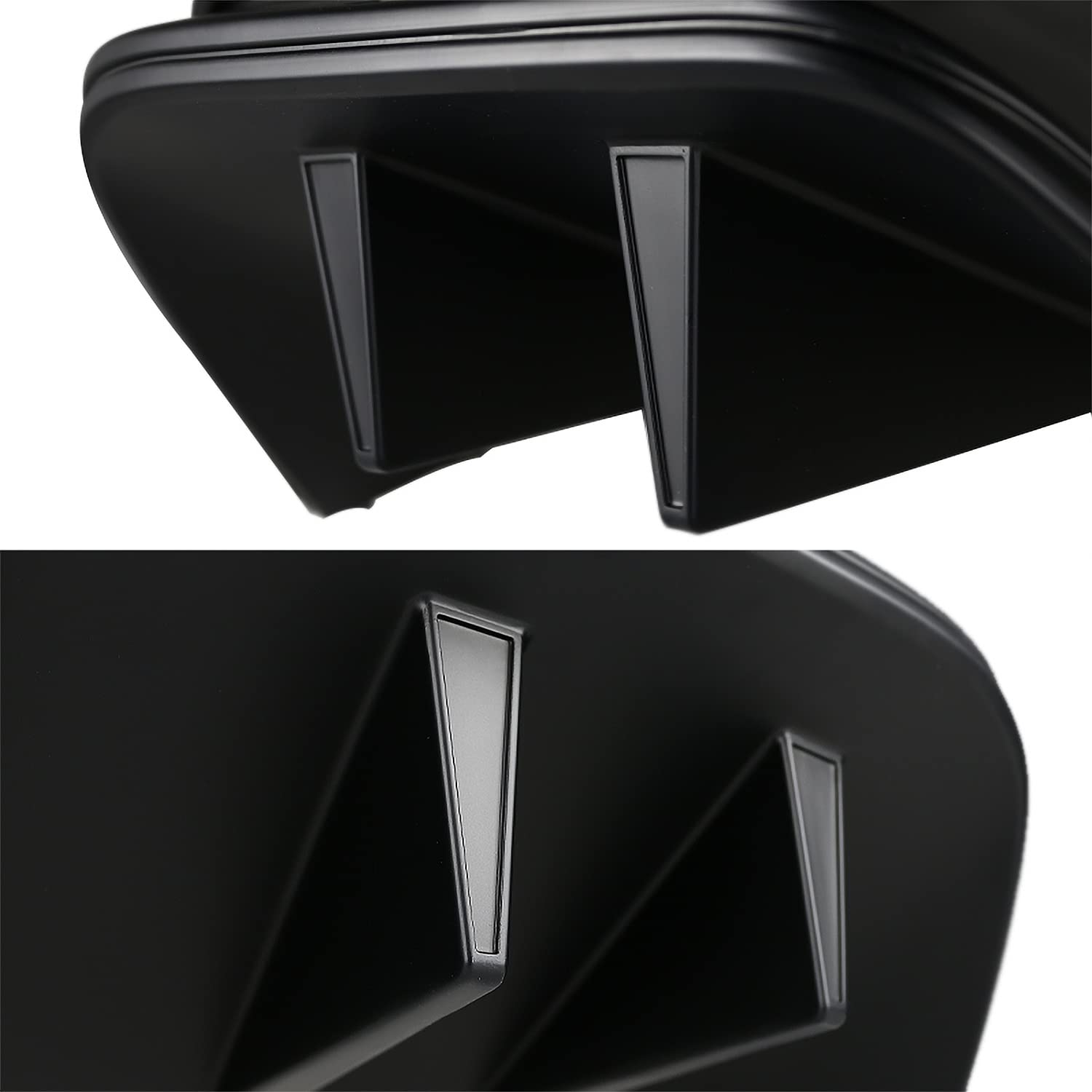 Spec-D Tuning R Style Rear Bumper Diffuser with Side Valances Panel for 2015-2017 Ford Mustang - Aggressive Styling & Aerodynamic Upgrade for Street Racing & Car Shows