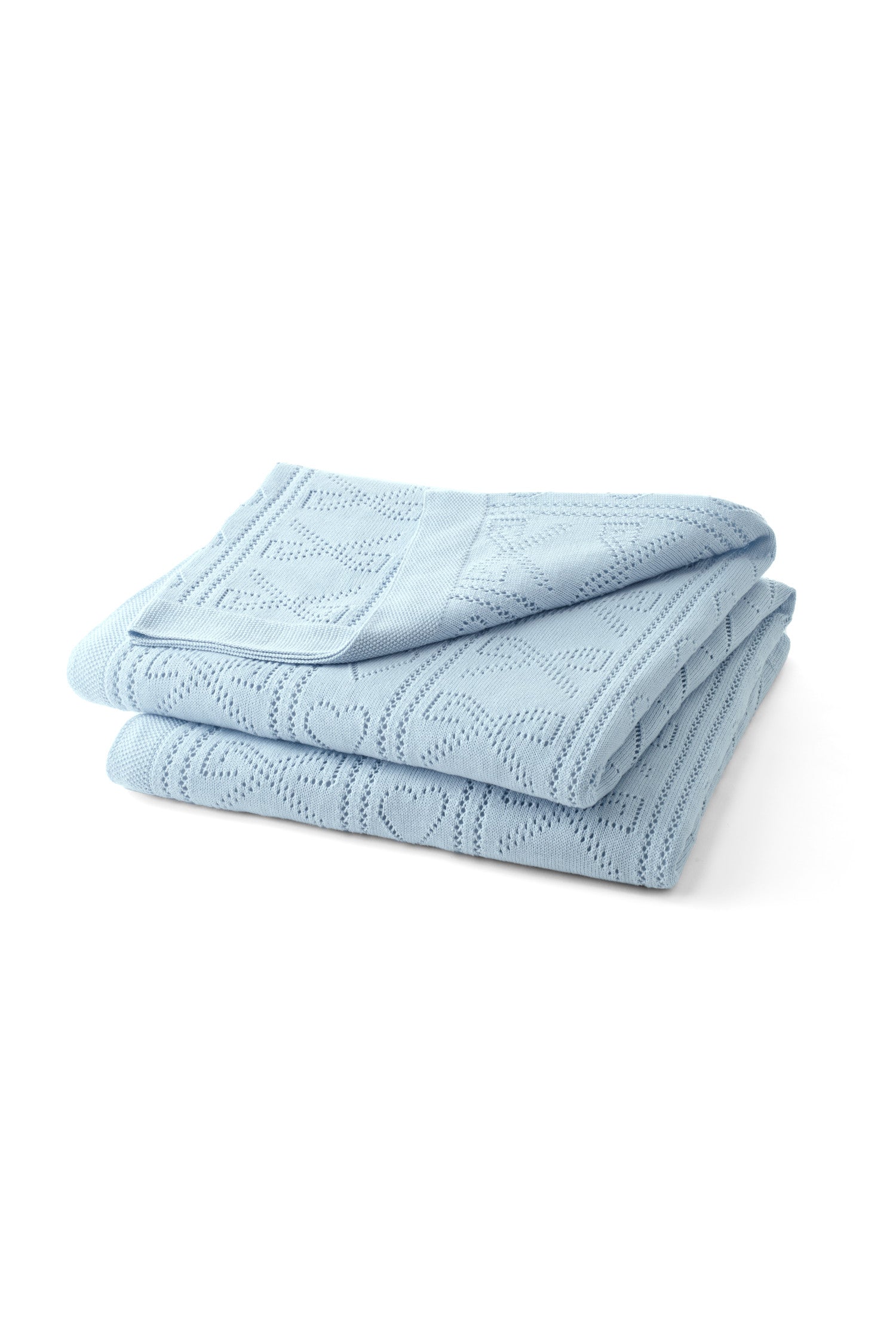 Moonlight Pointelle Knit Throw Blanket - Soft & Cozy Chunky Knit Blanket for Bed, Sofa & Couch - Perfect for Living Room, Bedroom & Nursery Decor