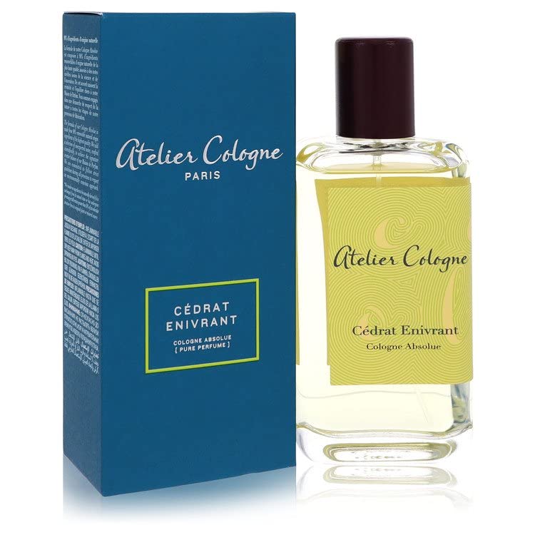 Cedrat Enivrant Cologne Pure Perfume Spray for Men - 3.3 oz Rich Scent Eau de Parfum | Long-Lasting Fragrance for Date Night, Office & Special Occasions