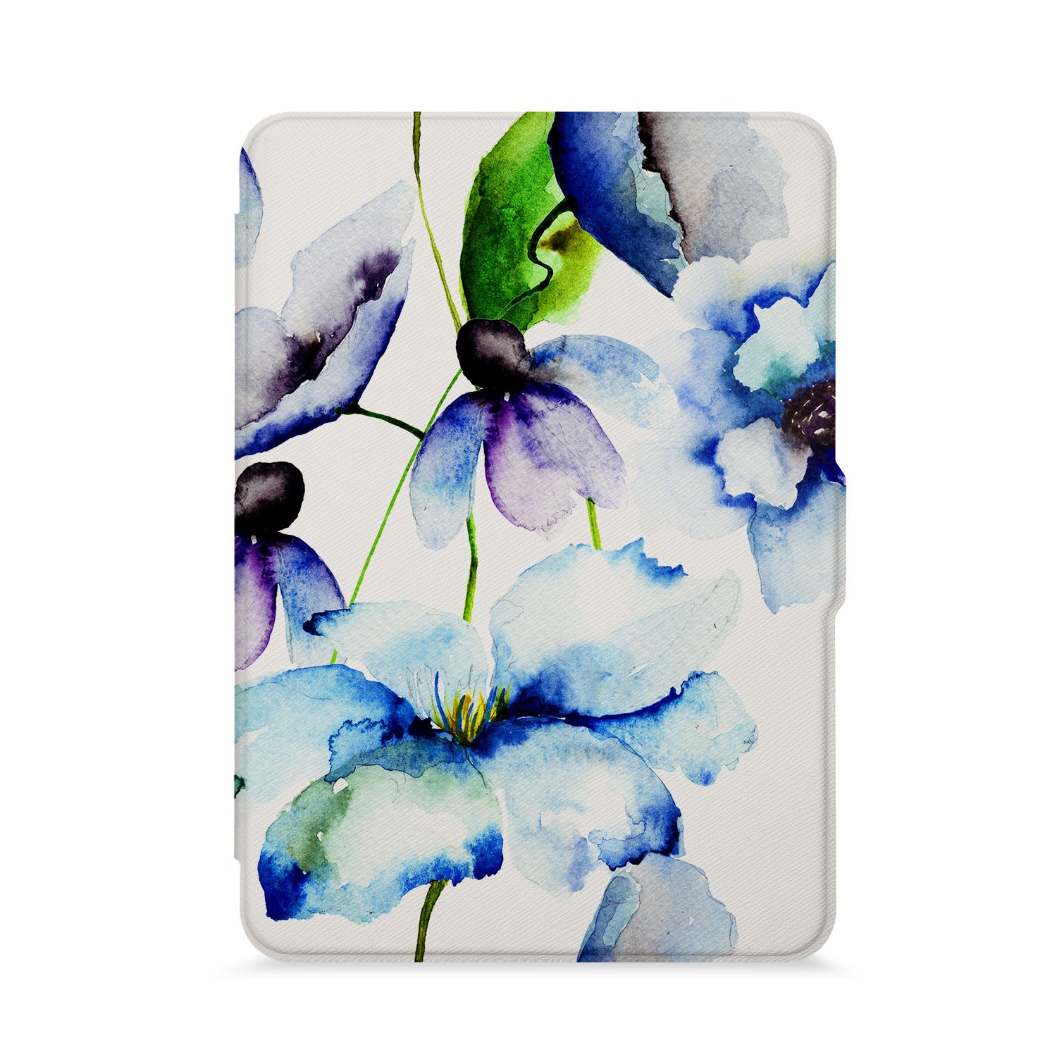 Waterproof Kindle Case with Elegant Watercolor Flower Design - Perfect for Reading at Home, Travel, and Outdoor Use
