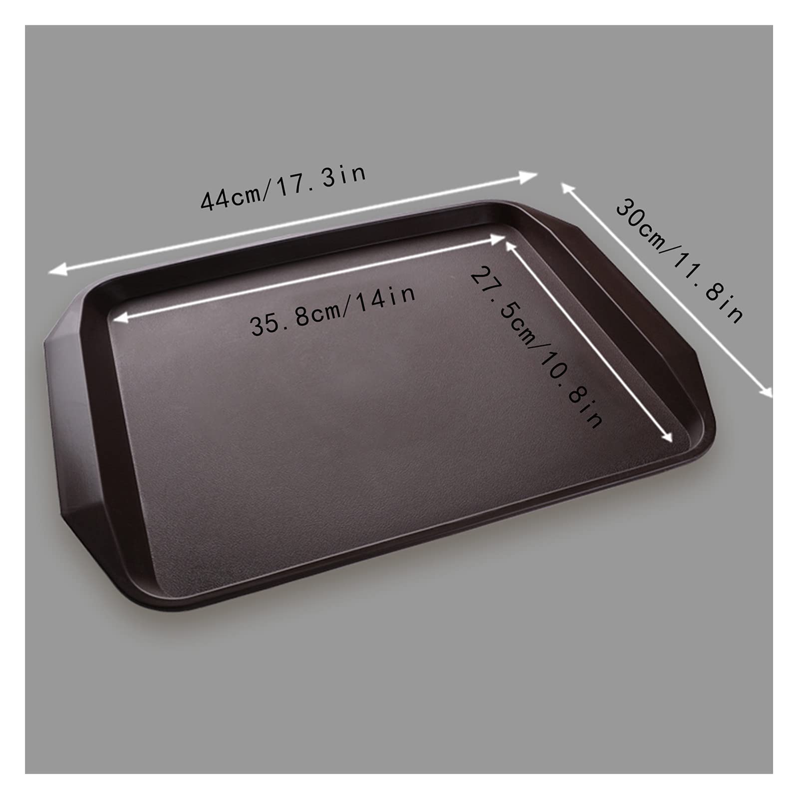 Modern Acacia Wood Serving Tray Set - 10