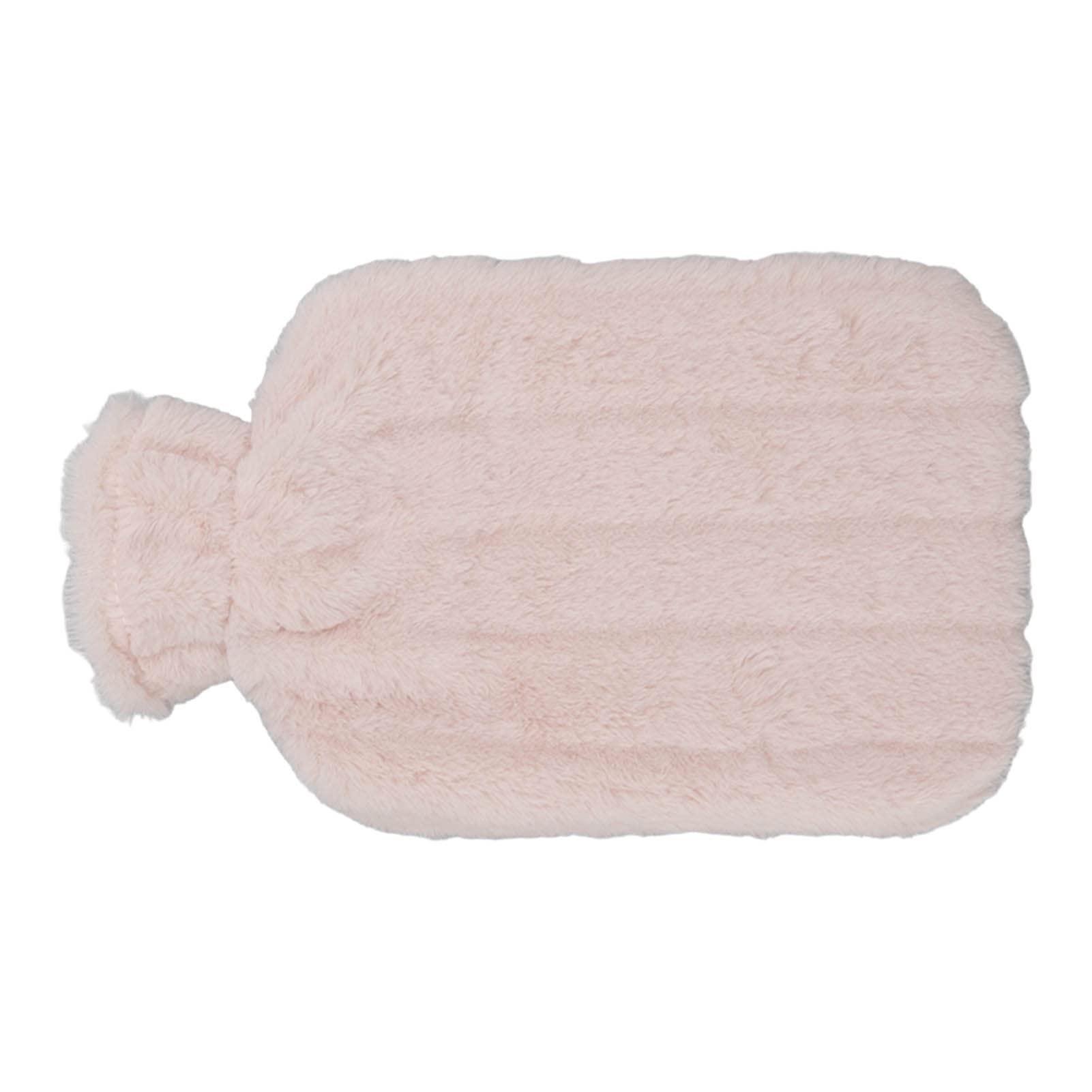 EXCLUZO 2000ML Hot Water Bottle with Soft Cover - High Density Leak-Proof Design for Winter Warmth, Pain Relief & Comfort (Apricot) | Perfect for Cold Nights, Menstrual Cramps & Muscle Relaxation