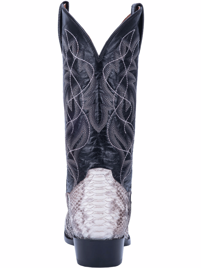 Dan Post DP3036 Men's Manning Python Western Cowboy Boots - Natural Leather - Perfect for Rodeo, Country Dancing & Western Fashion