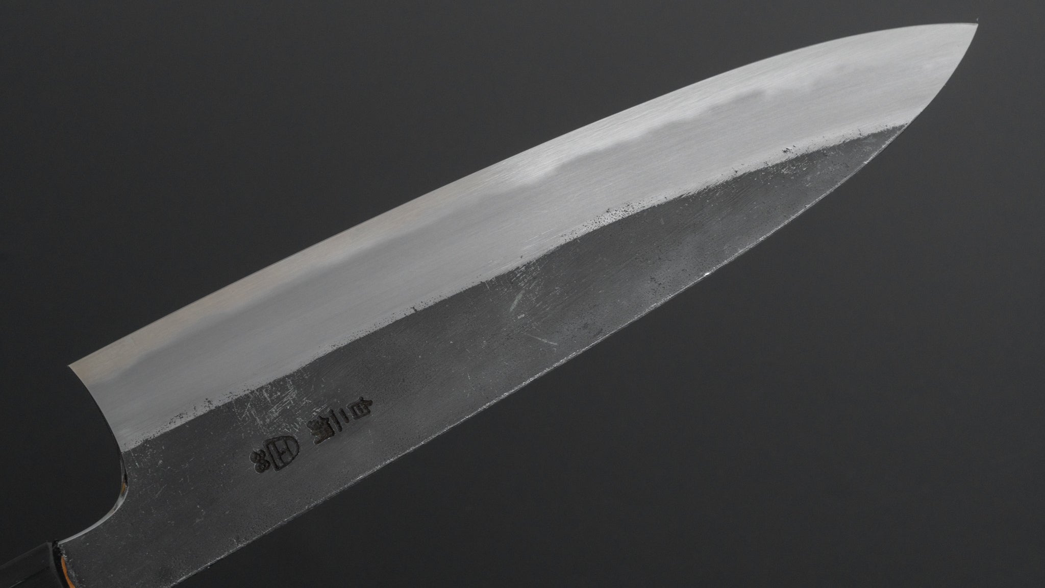 Hitohira Togashi White #2 Kurouchi Gyuto 210mm Japanese Chef Knife with Hinoki Cypress Handle - Perfect for Sushi, Meat Cutting & Professional Kitchen Use