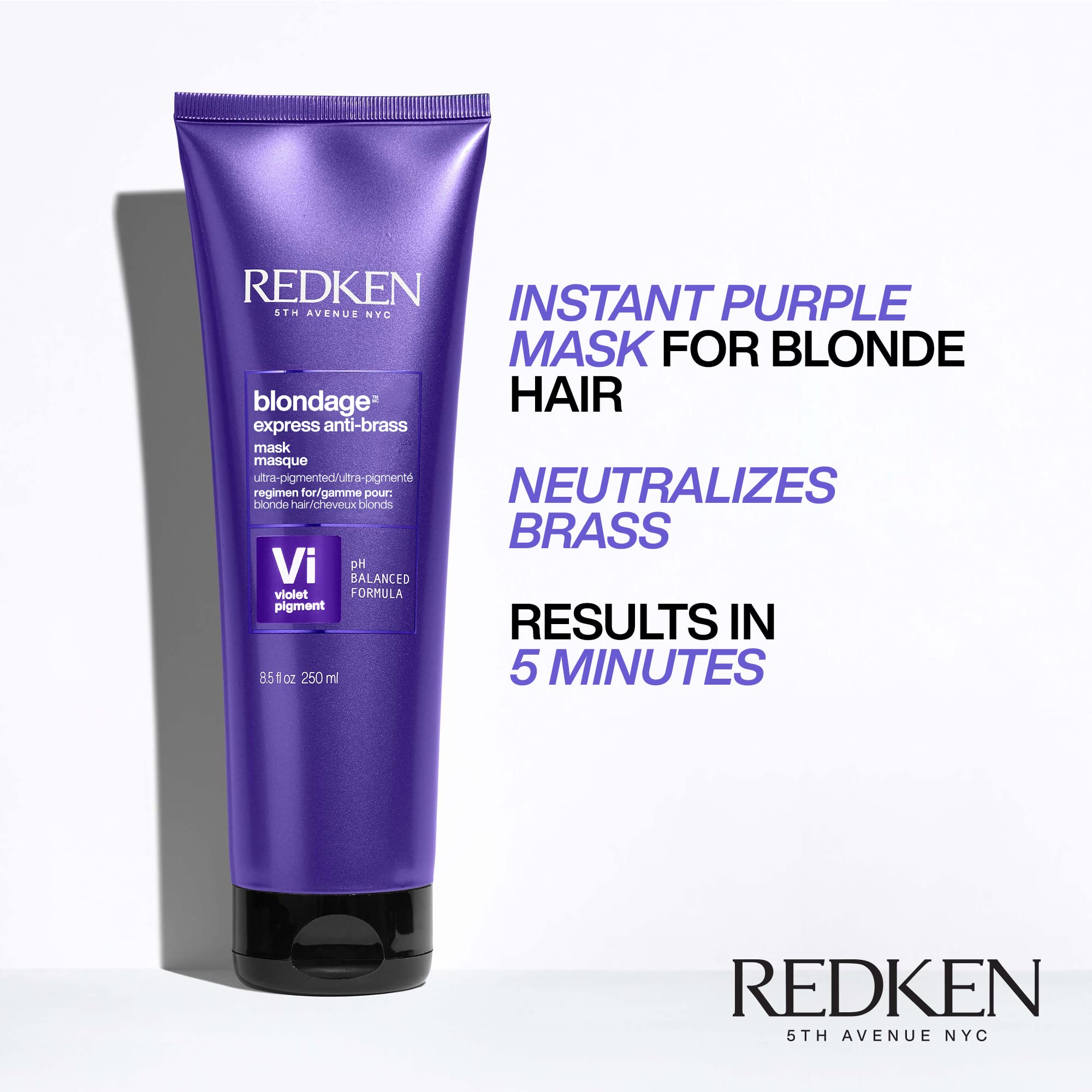 REDKEN Extend Blondage Purple Shampoo & Conditioner Set - Toning & Color Depositing for Blonde Hair - Perfect for Salon & At-Home Blonde Maintenance