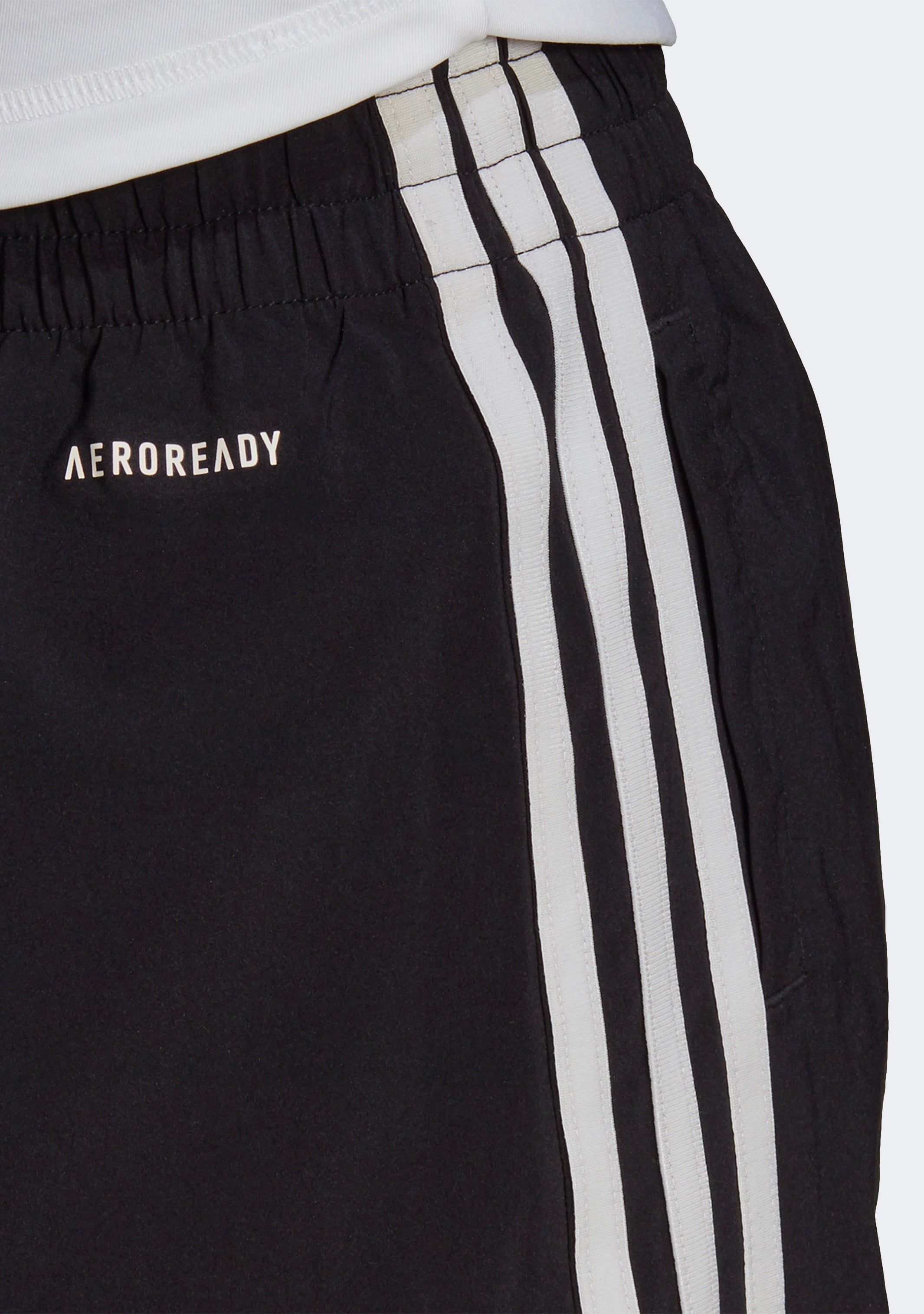Adidas Women's Designed 2 Move Woven 3-Stripe Athletic Shorts - Lightweight Running & Gym Workout Shorts for Active Women