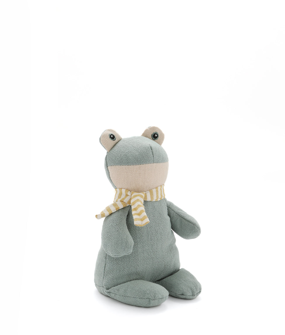Forrest the Frog Plush Toy - Soft & Cuddly Stuffed Animal for Kids, Perfect for Bedtime, Playtime & Gifts | Adorable Nursery Decor & Comfort Companion