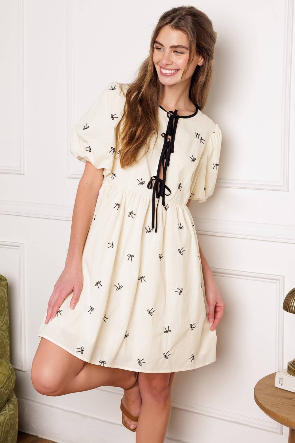 Stylish Woven Mini Babydoll Dress for Women - Perfect for Vineyard Visits, Summer Outings & Date Nights