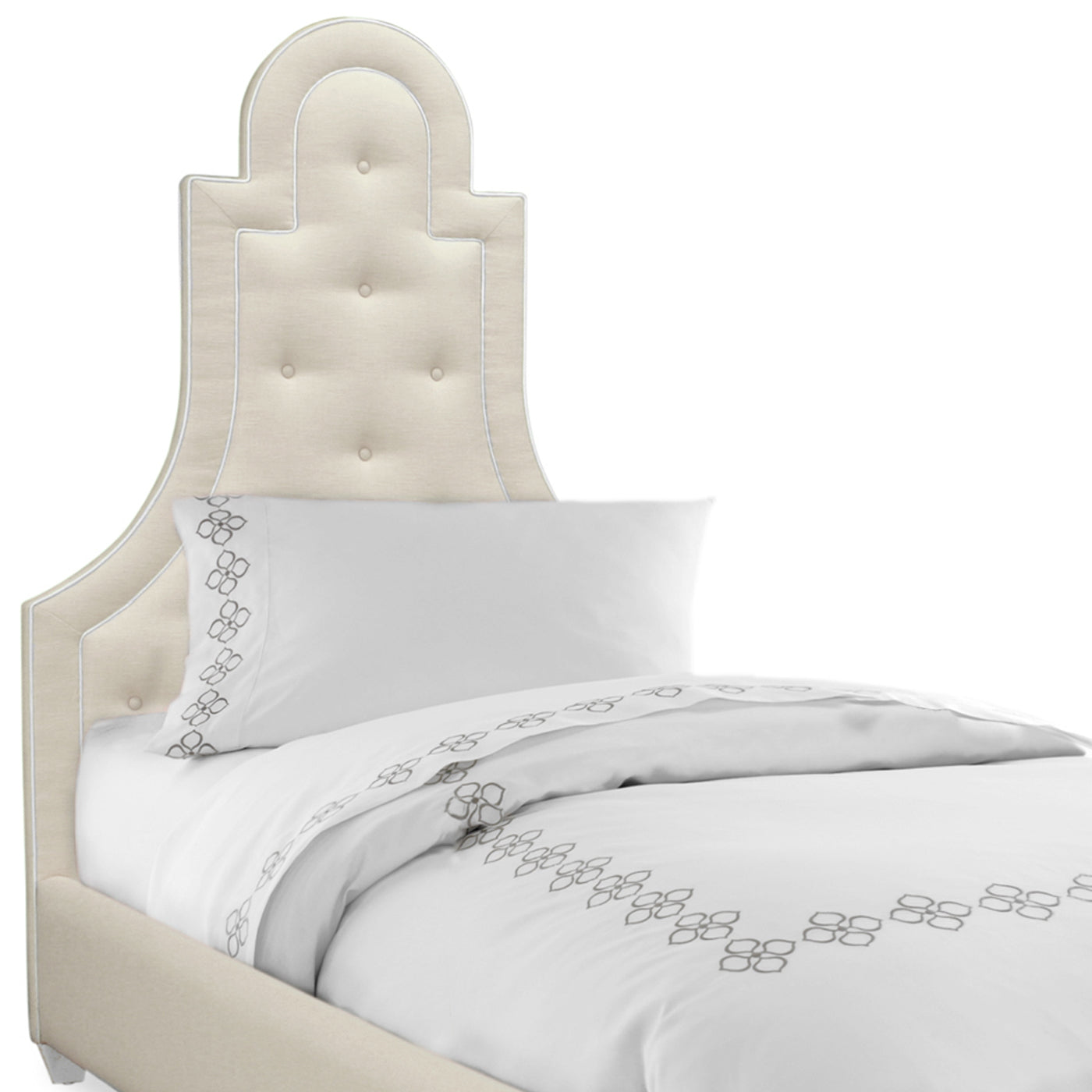 Woodhouse Twin Headboard - Solid Wood Bed Frame Headboard for Kids & Teens - Perfect for Bedroom Decor & Cozy Sleep