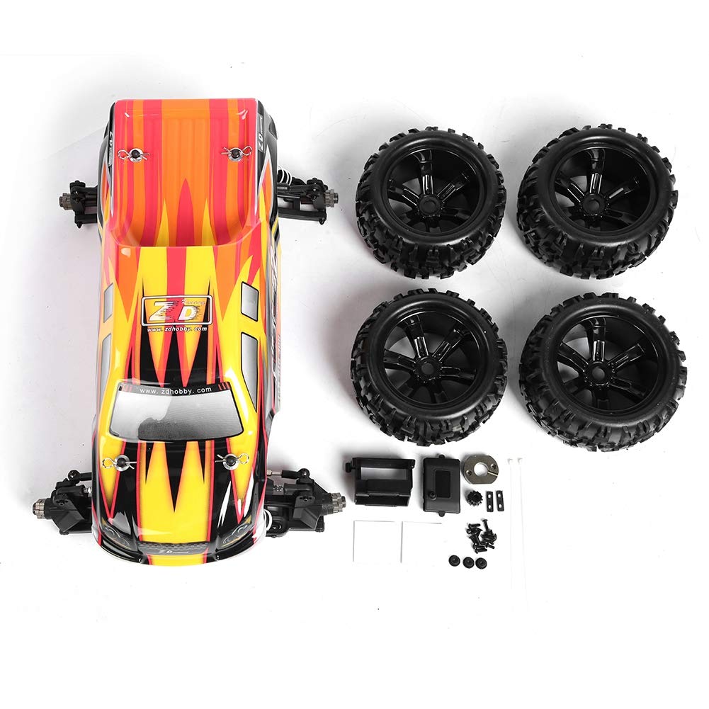 1:8 Scale RC Truck Fire Horseman Model - High Performance Monster Truck Toy for ZD Racing 9116 - Smooth Driving & Durable Accessories - Perfect for Off-Road Racing, Backyard Play & RC Hobby Enthusiasts