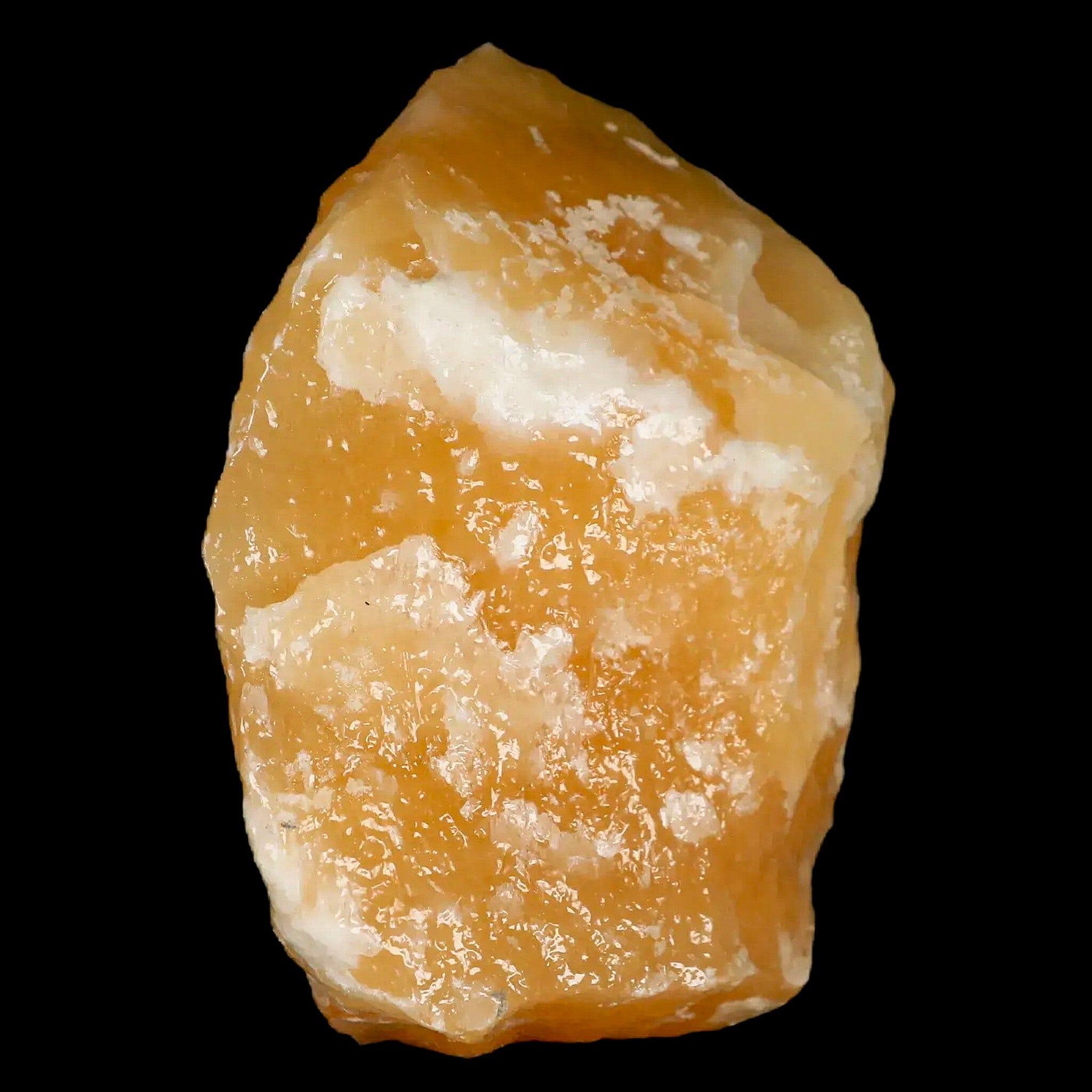 Natural Rough Orange Calcite Crystal Mineral Specimen from Nuevo Leon, Mexico – 3.2
