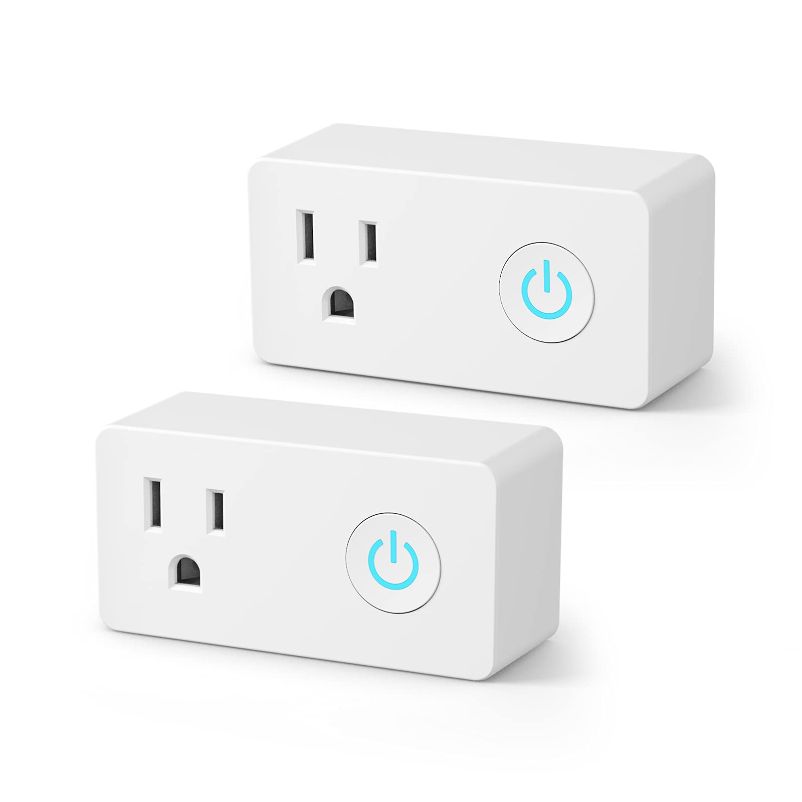 BN-LINK WiFi Smart Plug Outlet (2 Pack) - Heavy Duty, No Hub Required, Works with Alexa & Google Assistant, 2.4GHz Only - Perfect for Home Automation, Smart Lighting & Appliance Control
