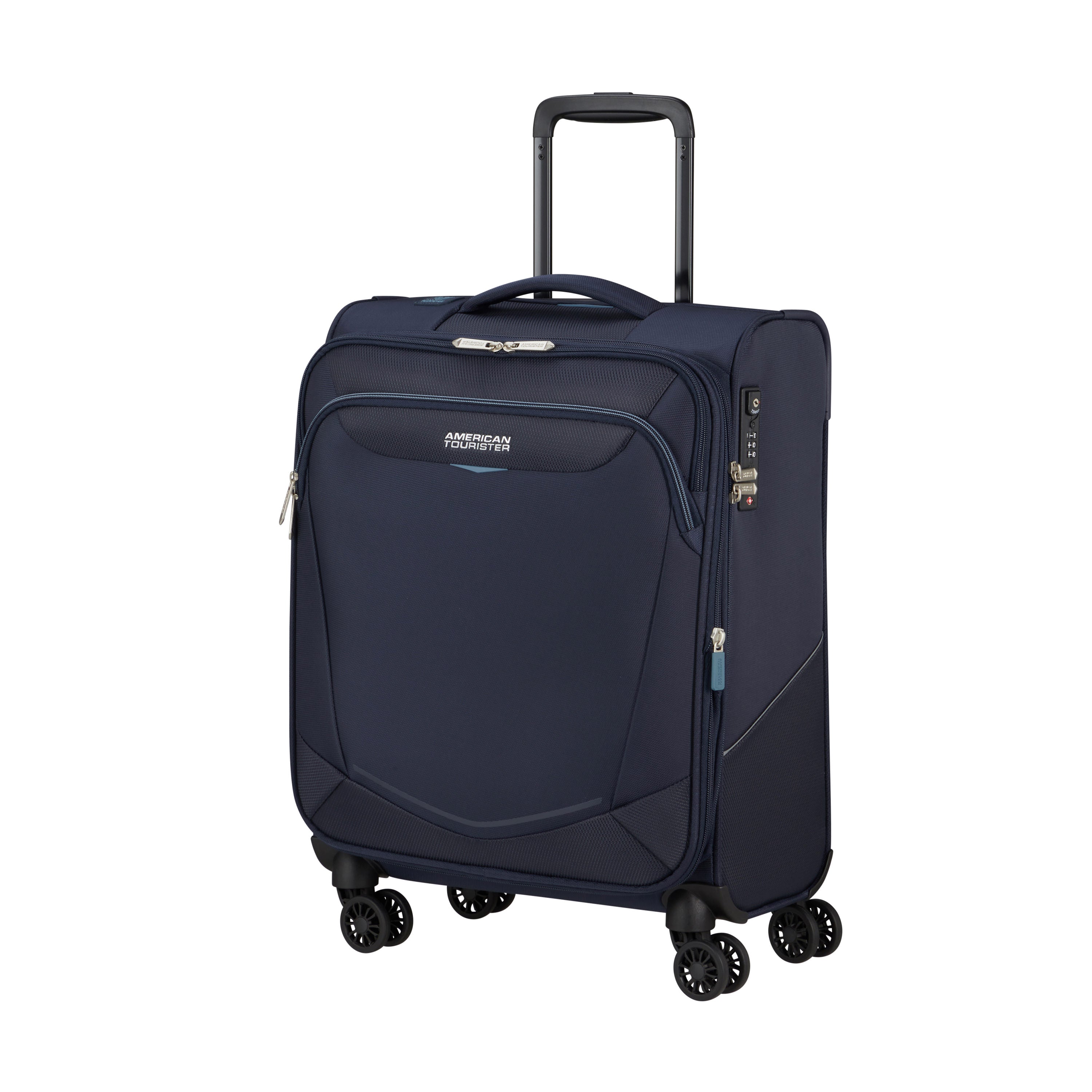 American Tourister Summerride 3 Piece Expandable Spinner Luggage Set - Lightweight Suitcase for Travel, Business & Vacation with 360° Wheels | Perfect for Family Trips, Weekend Getaways & Airplane Carry-On