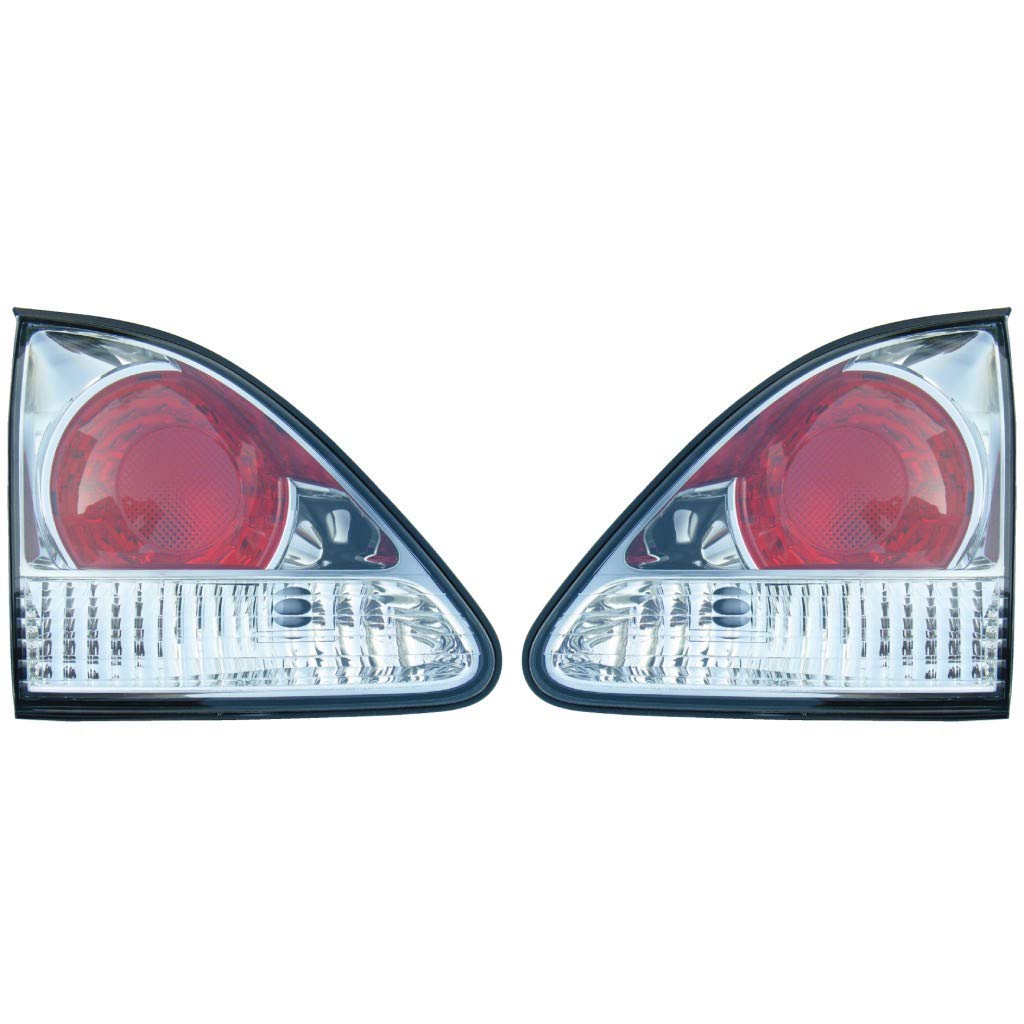 2001-2003 Lexus RX300 Rear Tail Lights Pair - Driver & Passenger Side (LX2800105 LX2801105) | Perfect Fit Replacement for Hatchback Mounting | Enhances Night Visibility & Safety