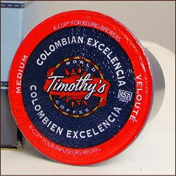 Timothy's World Coffee Colombian Excelencia 72 K-Cups for Keurig Brewers - Premium Single-Serve Coffee Pods for Home & Office Use