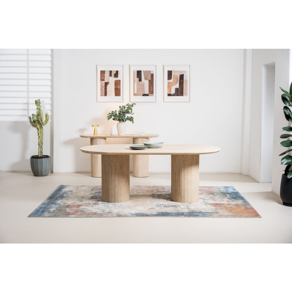 Modern Luxurious Wooden Hallway Console Table with Limestone Top - Elegant Entryway Furniture for Home Decor & Foyer Organization