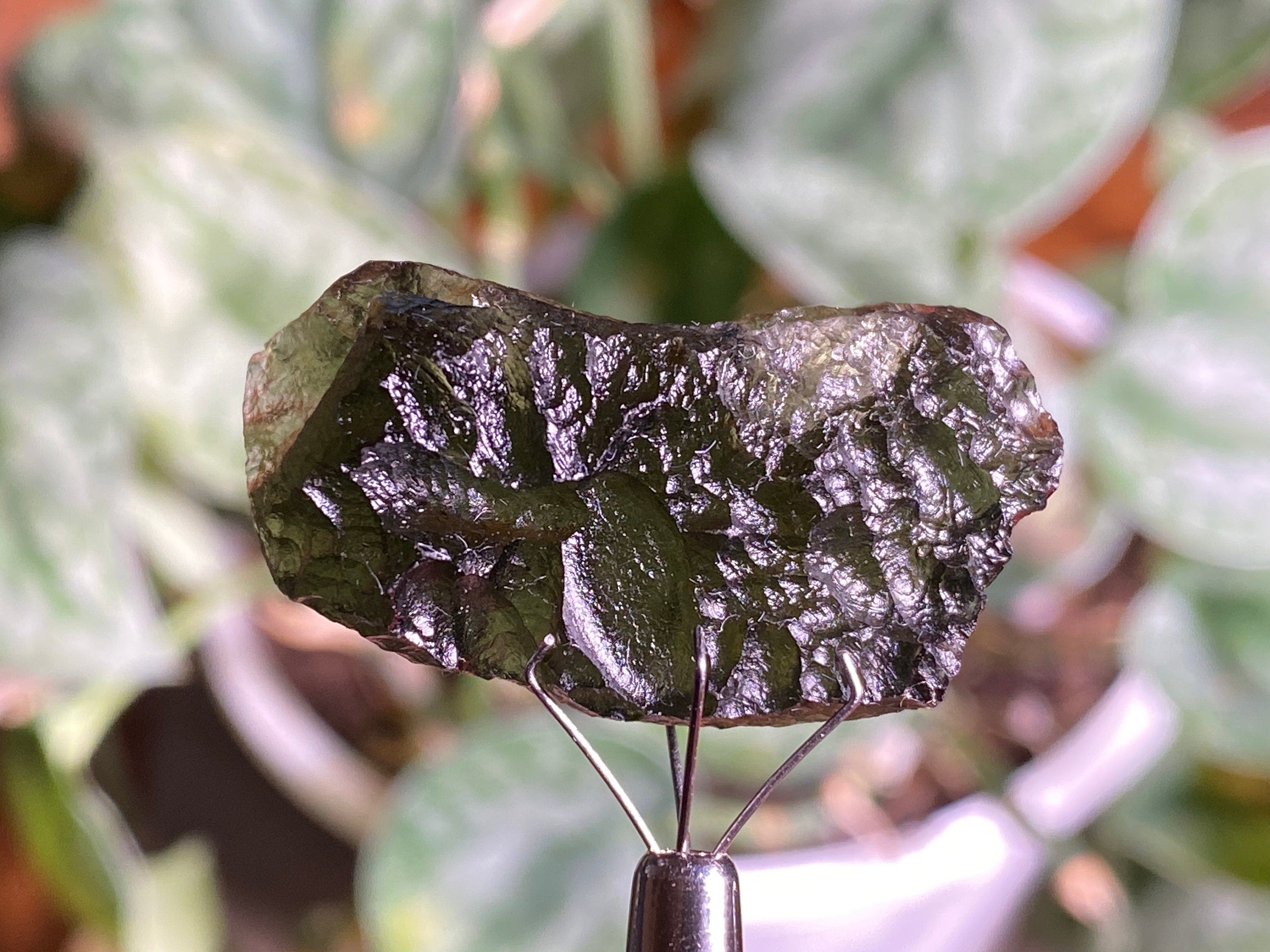 10.7g Genuine Raw Moldavite Crystal Stone - Natural Green Moldavite for Jewelry Making, Meditation & Energy Healing (44257)