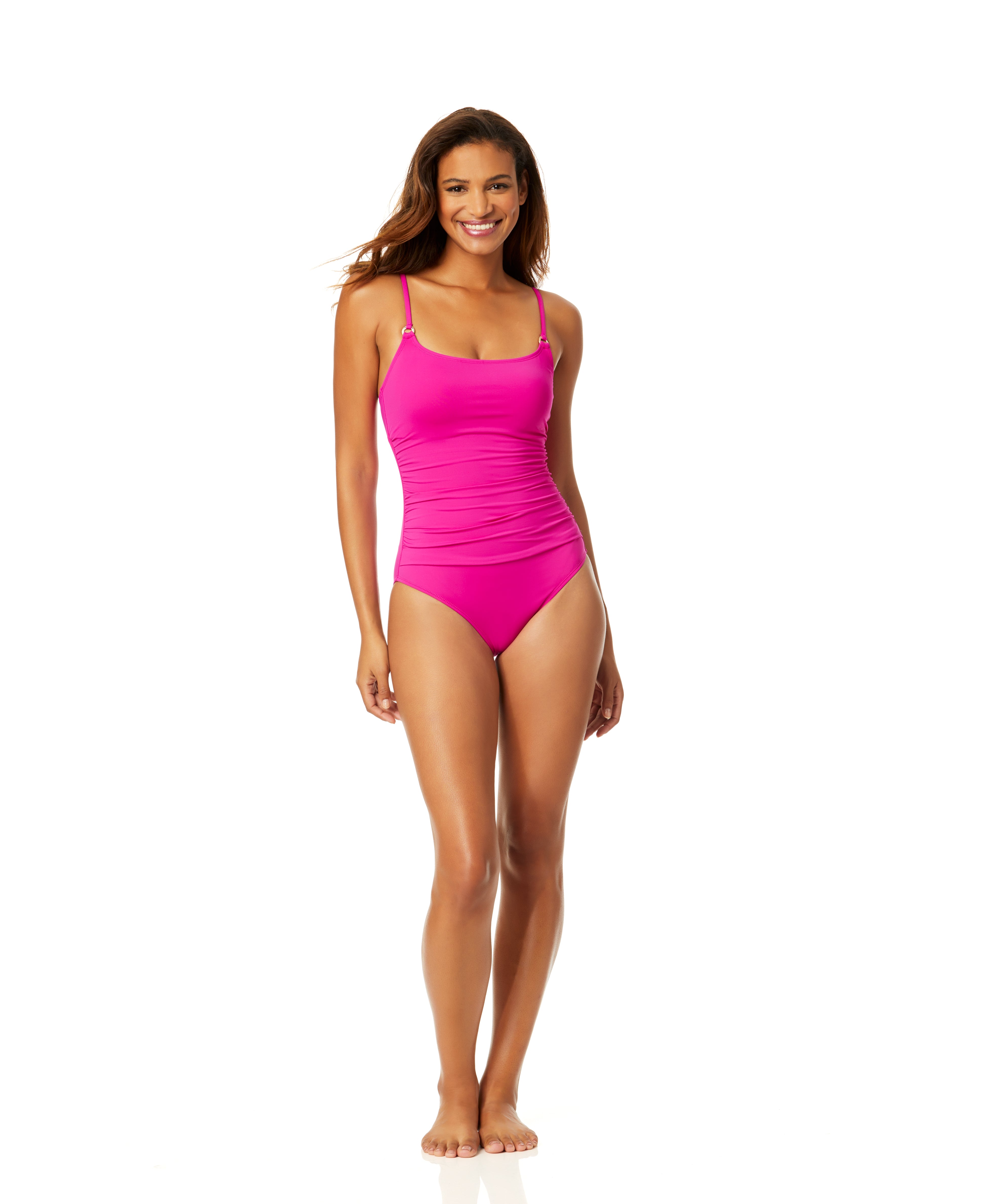 Women's Live In Color Shirred Lingerie Maillot One Piece Swimsuit - Sexy Comfortable Bathing Suit for Beach, Pool & Vacation