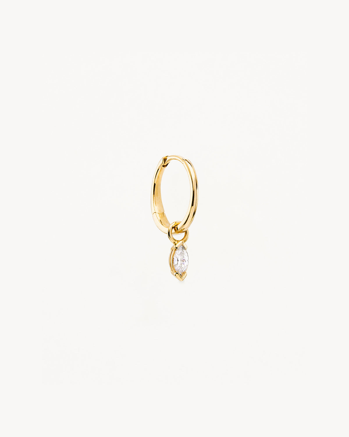 14K Solid Gold Floating Petal Lab-Grown Diamond Hoop Earrings for Women - Perfect for Weddings, Parties & Everyday Elegance
