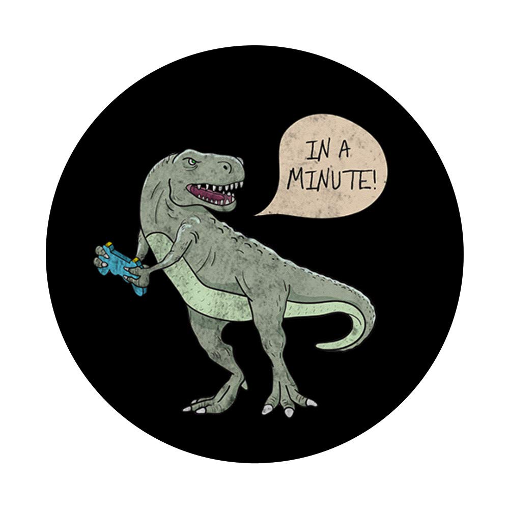 Dinosaur Gaming PopSocket: Swappable Grip for Phones & Tablets - Perfect for Gamers & Dino Enthusiasts at Home or On-the-Go