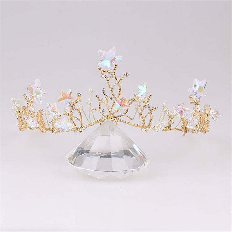 Elegant Tranquil Sea Goddess Tiara Headpiece – Perfect for Weddings, Costumes & Fantasy Cosplay