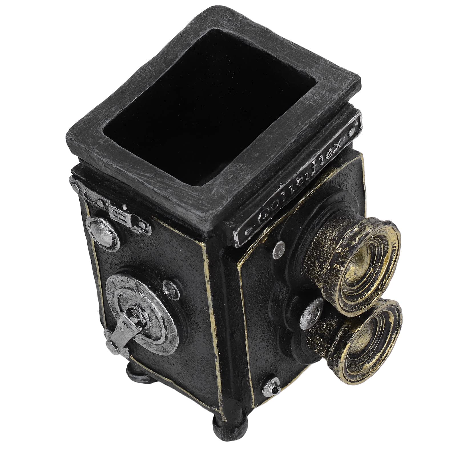 Vintage Camera Pen Holder - Exquisite Craftsmanship & Detailed Design for Stylish Desk Decor - Perfect for Pen Storage, Office Organization & Unique Gift Ideas - Ideal for Photography Enthusiasts & Vintage Lovers
