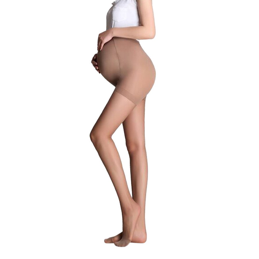 Women's Maternity Pantyhose Socks - Breathable Thin Summer Stockings for Pregnancy - Plus Size Comfortable Solid Color Tights for Everyday Wear, Work & Special Occasions