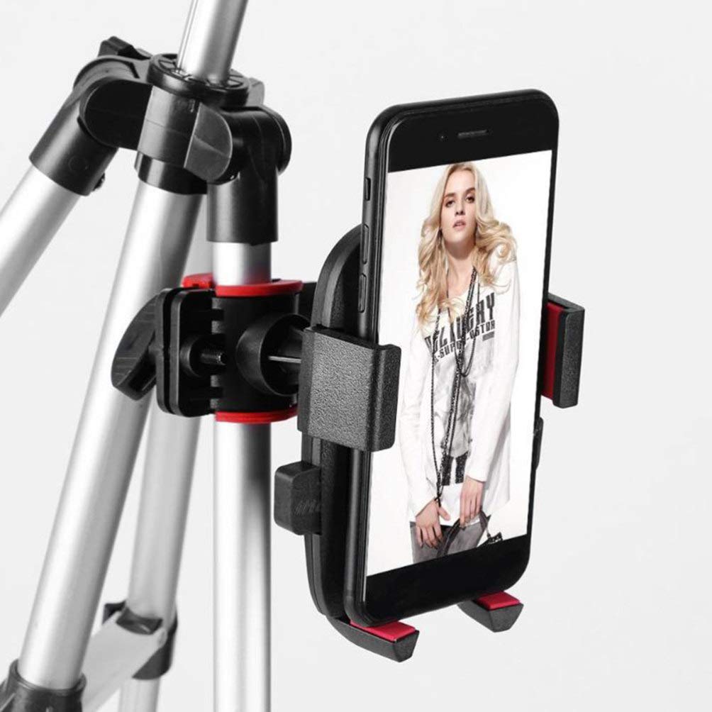 Hemobllo Live Stream Phone Holder with LED Ring Light - Adjustable Tripod Stand for Makeup, Selfie, and Video Calls - Perfect for TikTok, YouTube & Instagram Content Creation