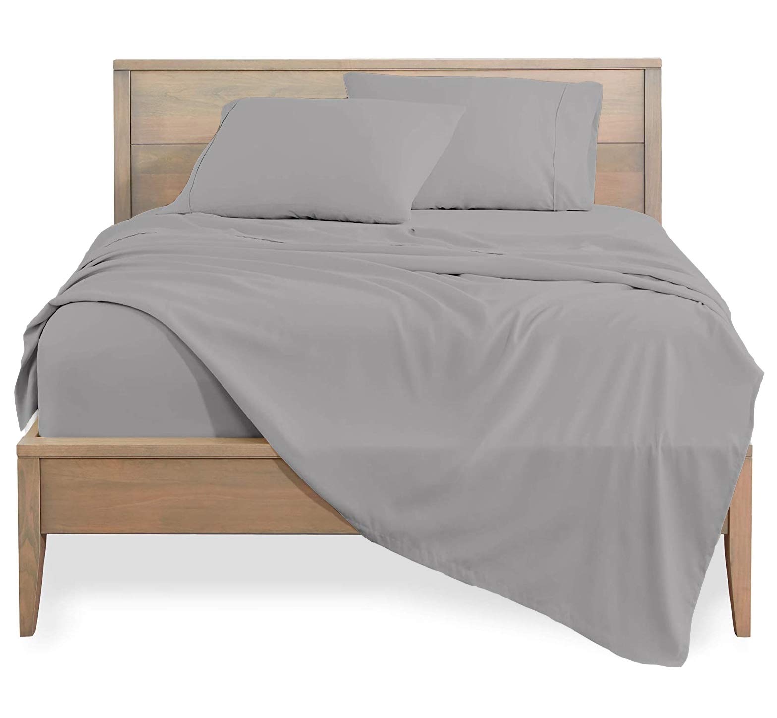1000 Thread Count Luxury Sheet Set - 4 Piece Hotel Quality Bedding Sheets & Pillowcases - Soft Breathable Twin XL Size with 21