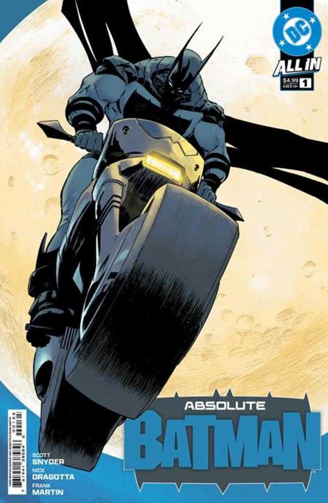 Absolute Batman #1 3rd Print Cover A by Nick Dragotta - Rare Collectible Comic Book for DC Fans, Perfect for Display & Investment