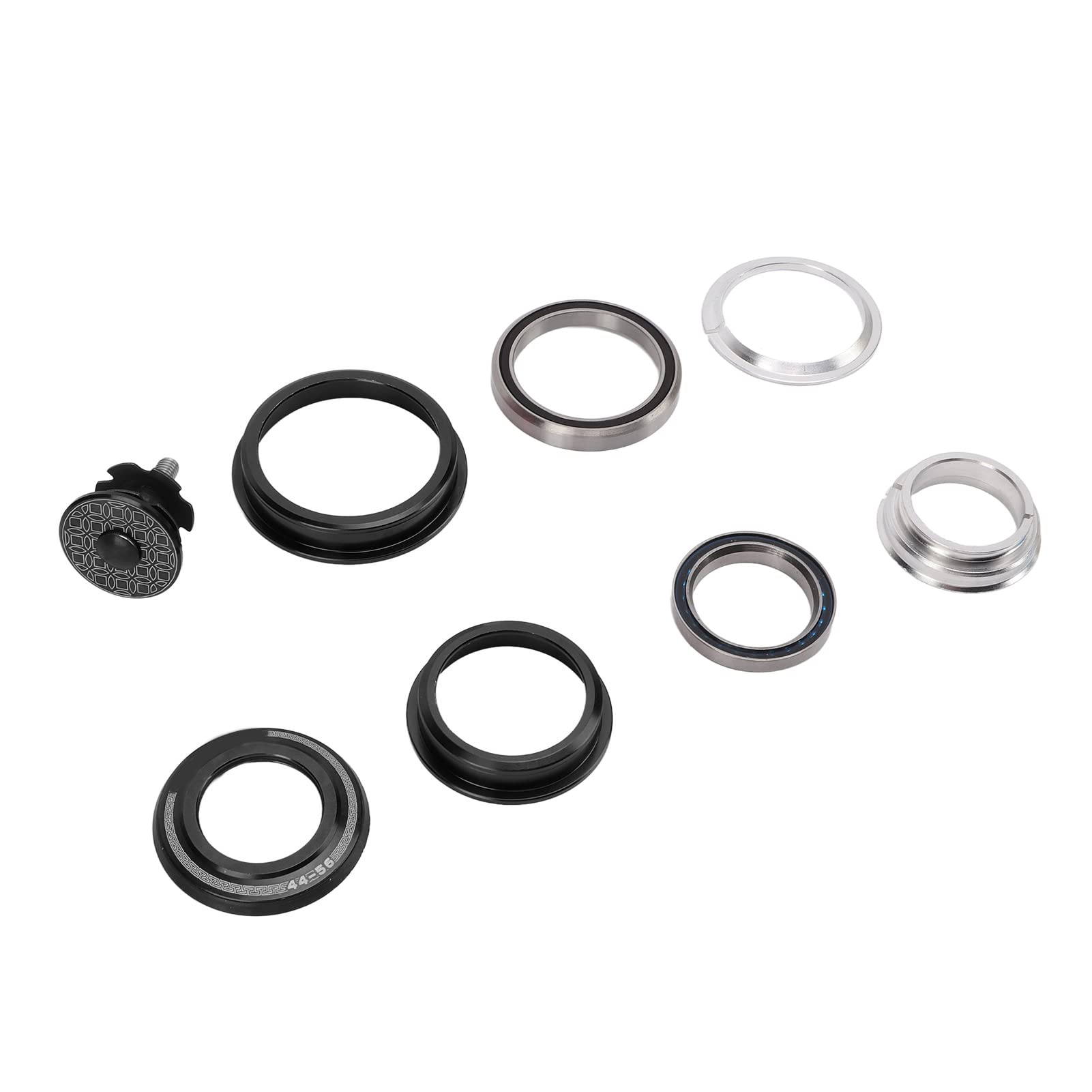 Premium Bike Bearing Headset - Lightweight Aluminum Alloy Headset for Straight Tube Fork | Smooth & Labor-Saving Cycling | Perfect for Mountain Bikes, Road Bikes & Commuter Cycling
