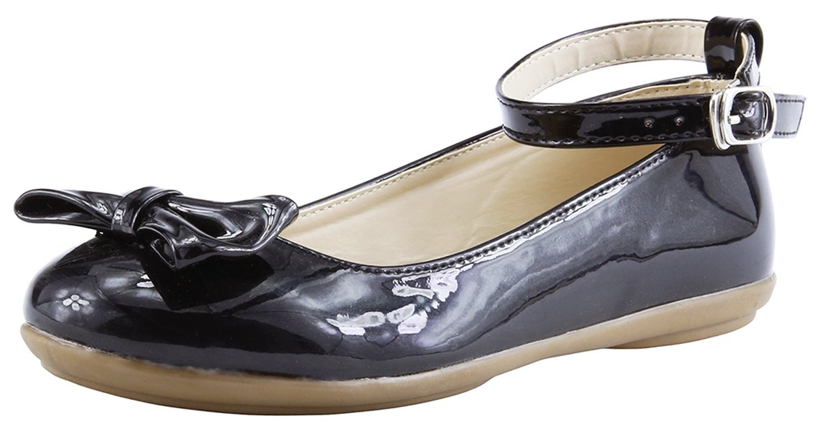 The Doll Maker Bow Top Strap Flat Shoes - Elegant Women's Ballet Flats for Casual Wear, Office & Date Night Outfits