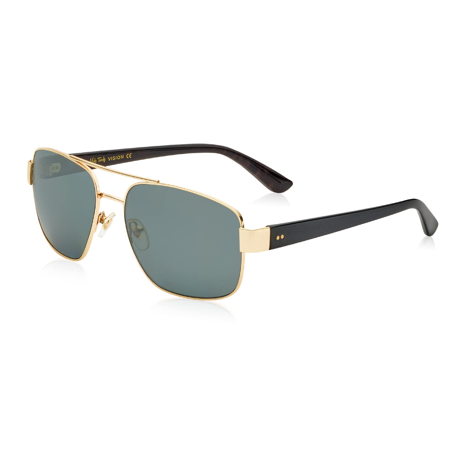 Veda Tinda Vision Oversized Aviator Sunglasses for Women & Men - 2025 Vintage 70s Retro Style UV400 Protection Sunglasses - Perfect for Driving, Beach & Outdoor Activities