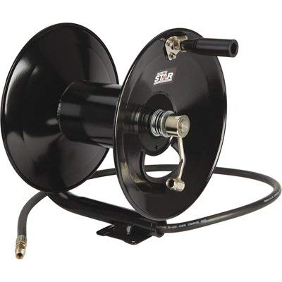 Northstar High-Pressure Hose Reel 5000 PSI - 100ft Heavy Duty Retractable Garden Water Hose Reel for Pressure Washer, Car Washing, and Outdoor Cleaning