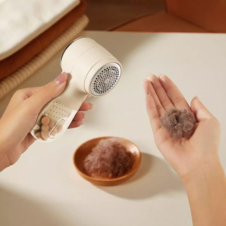 Portable Lint & Pet Hair Remover for Clothes - Reusable Fabric Shaver for Sweaters, Couches & Pet Beds - Perfect for Home, Travel & Laundry Care
